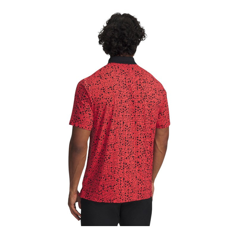 Under Armour Drive Chill Printed Golf Polo Shirt 1389597