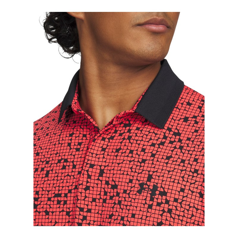 Under Armour Drive Chill Printed Golf Polo Shirt 1389597