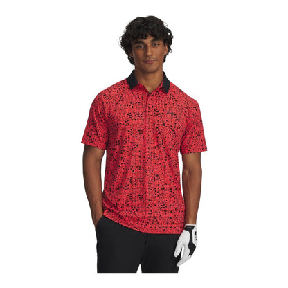 Under Armour Drive Chill Printed Golf Polo Shirt 1389597