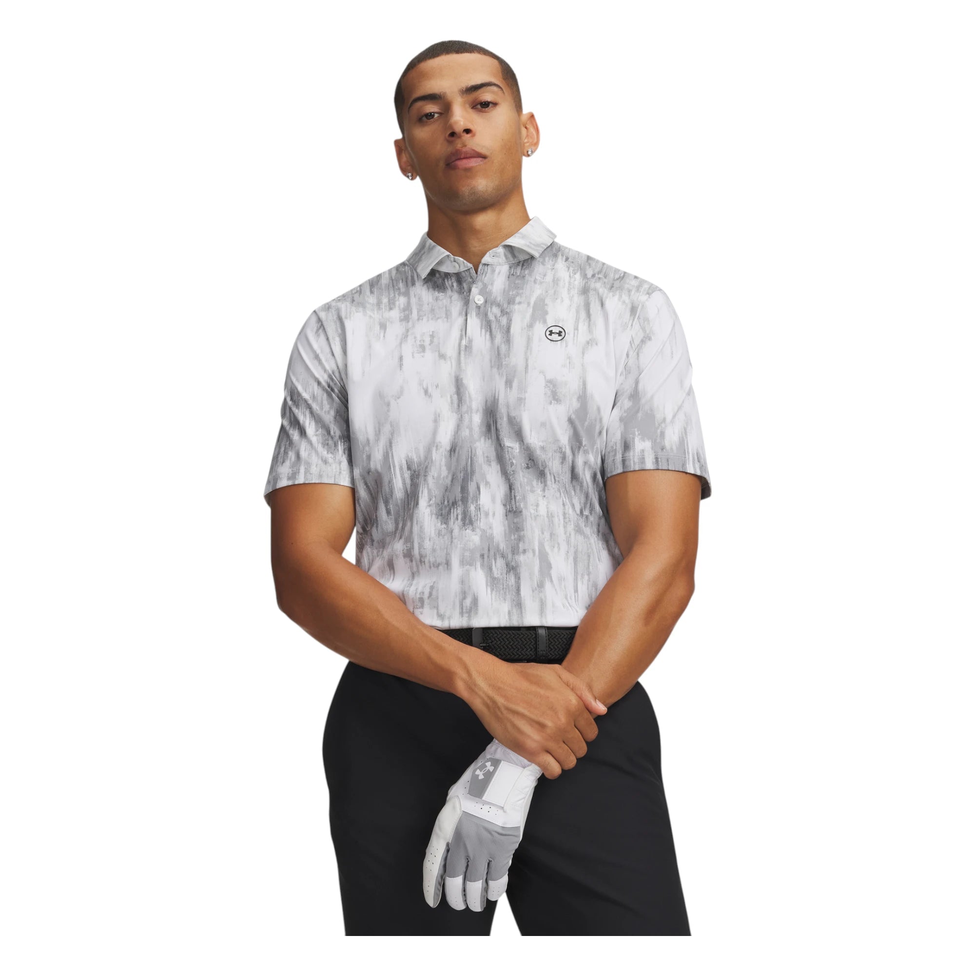 Under Armour Drive Chill Printed Golf Polo Shirt 6009724