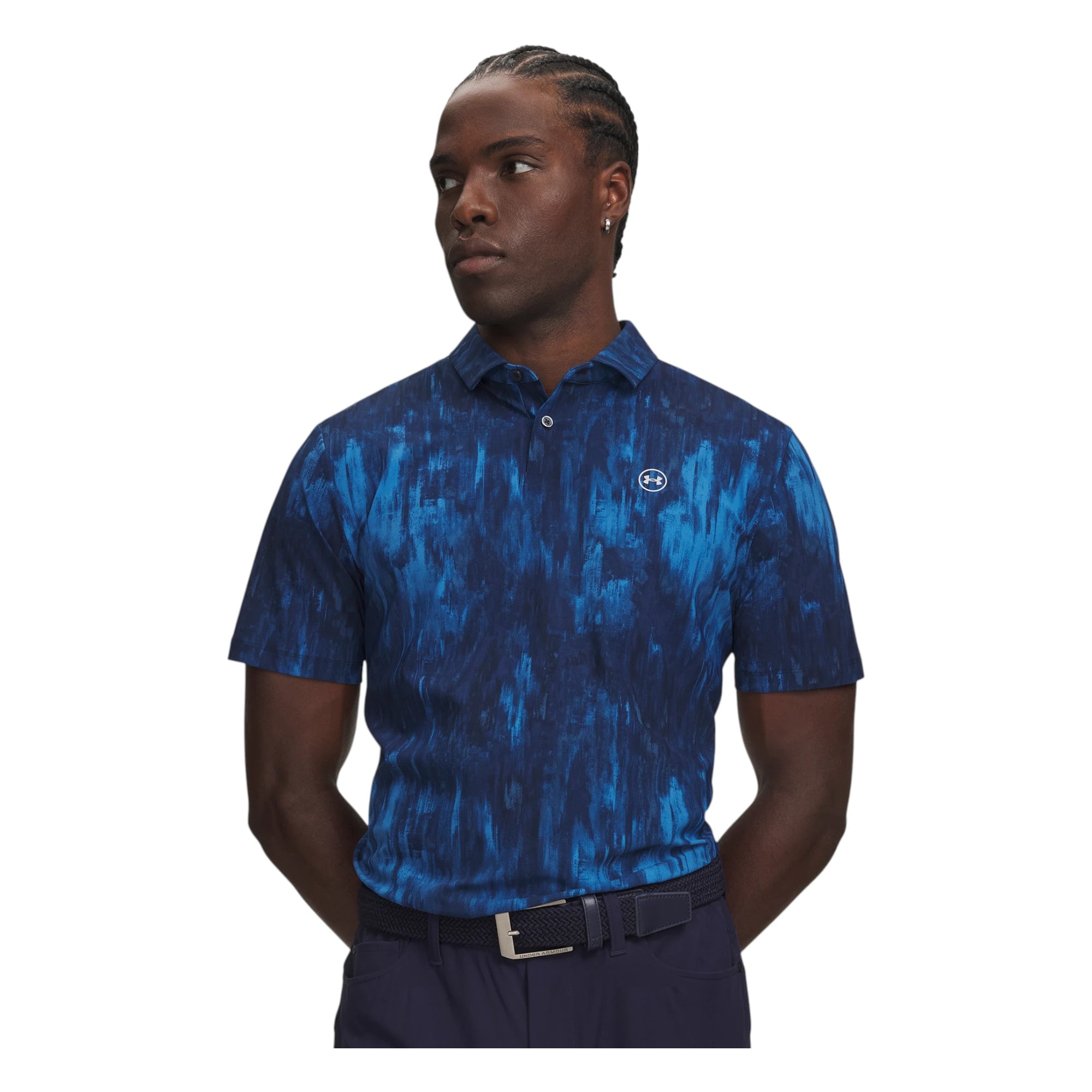 Under Armour Drive Chill Printed Golf Polo Shirt 6009724