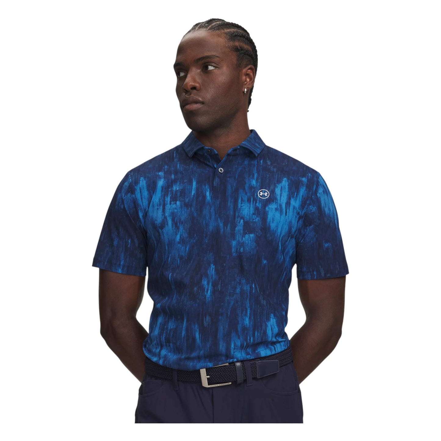 Under Armour Drive Chill Printed Golf Polo Shirt 6009724