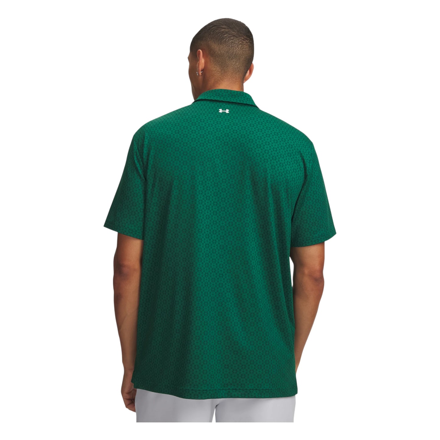 Under Armour Tee To Green Printed Golf Polo Shirt 6012304