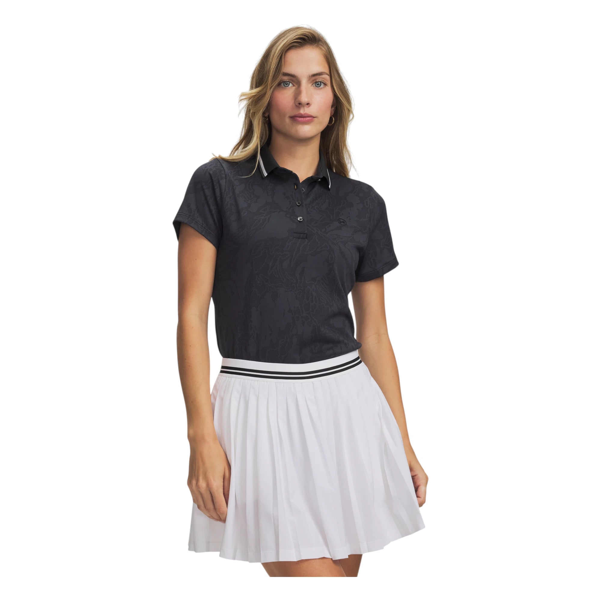 Under Armour Ladies ArmourDry Jacquard Golf Polo Shirt 6013993