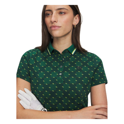 Under Armour Ladies ArmourDry Printed Golf Polo Shirt 6015132