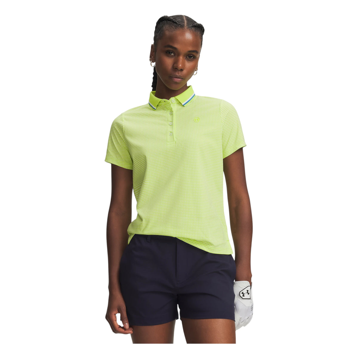 Under Armour Ladies ArmourDry Printed Golf Polo Shirt 6015132