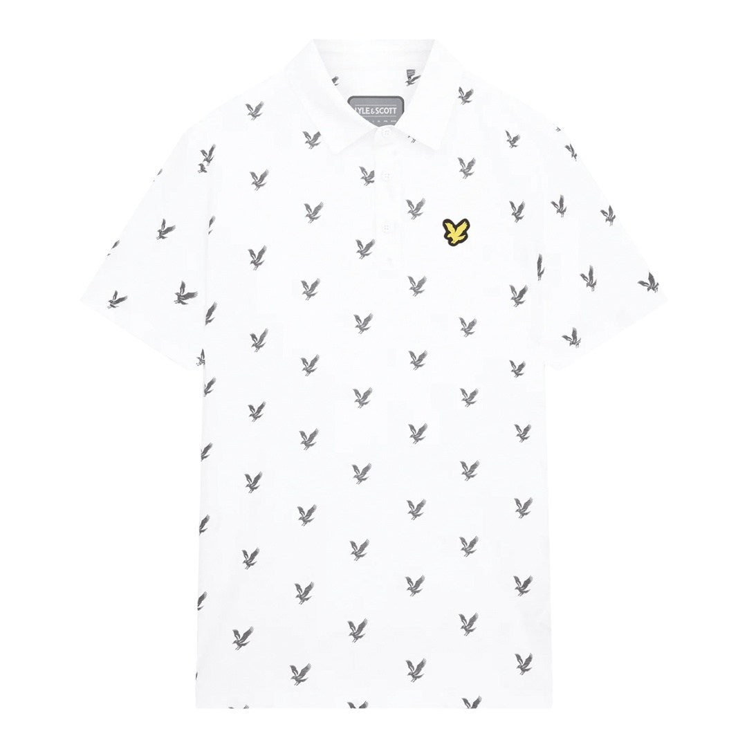 Lyle & Scott Eagle Print Polo Shirt SP1563