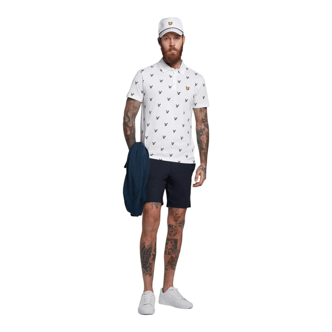 Lyle & Scott Eagle Print Polo Shirt SP1563