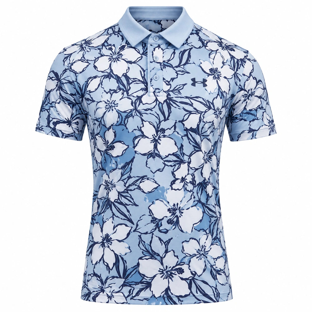 Under Armour Drive Chill Printed Golf Polo Shirt 1389597