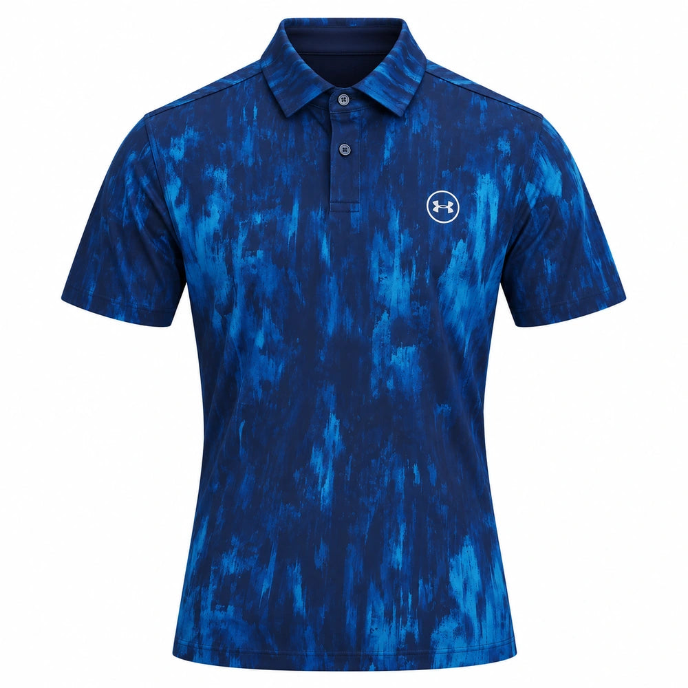 Under Armour Drive Chill Printed Golf Polo Shirt 6009724