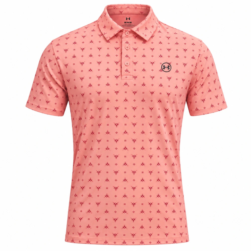 Under Armour Drive Chill Printed Golf Polo Shirt 6009724