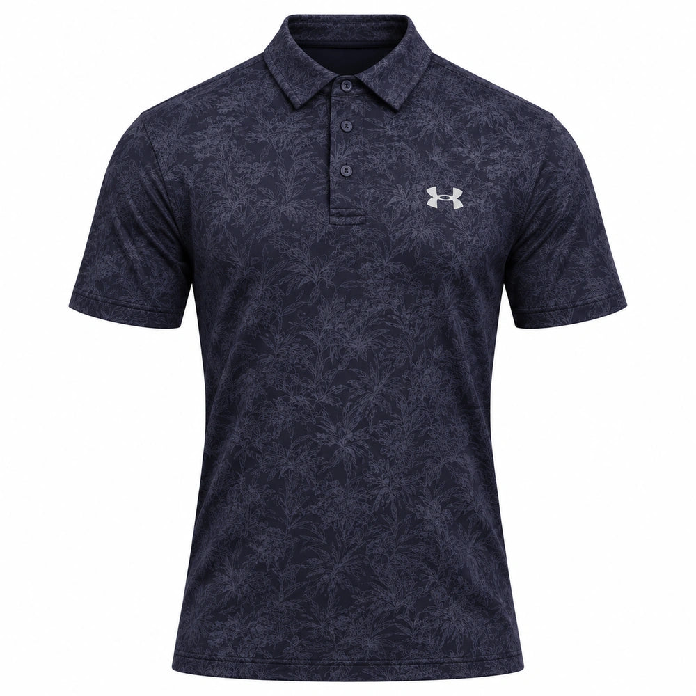 Under Armour Playoff 3.0 Tropical Print Golf Polo Shirt 1378677