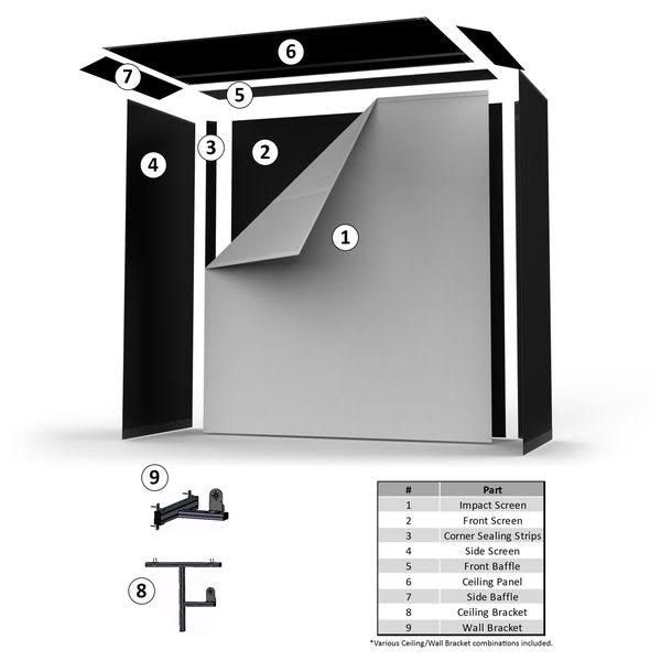 SportScreen Vanish Series Retractable Golf Enclosure