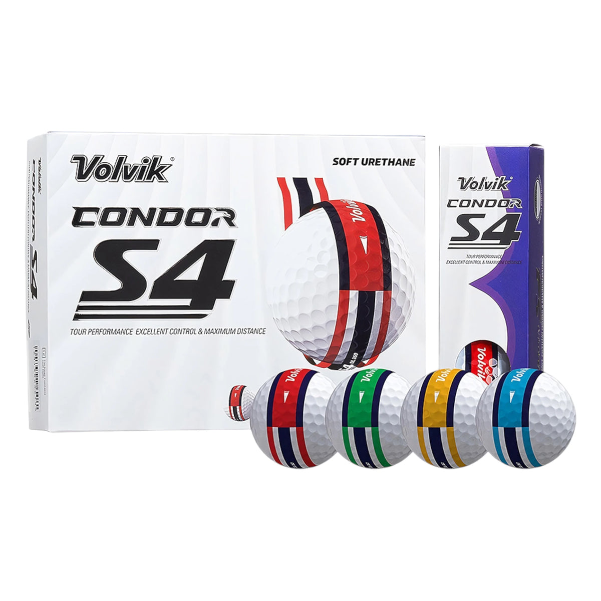 Volvik Condor S4 Tour Soft 360 Golf Balls VV0002460