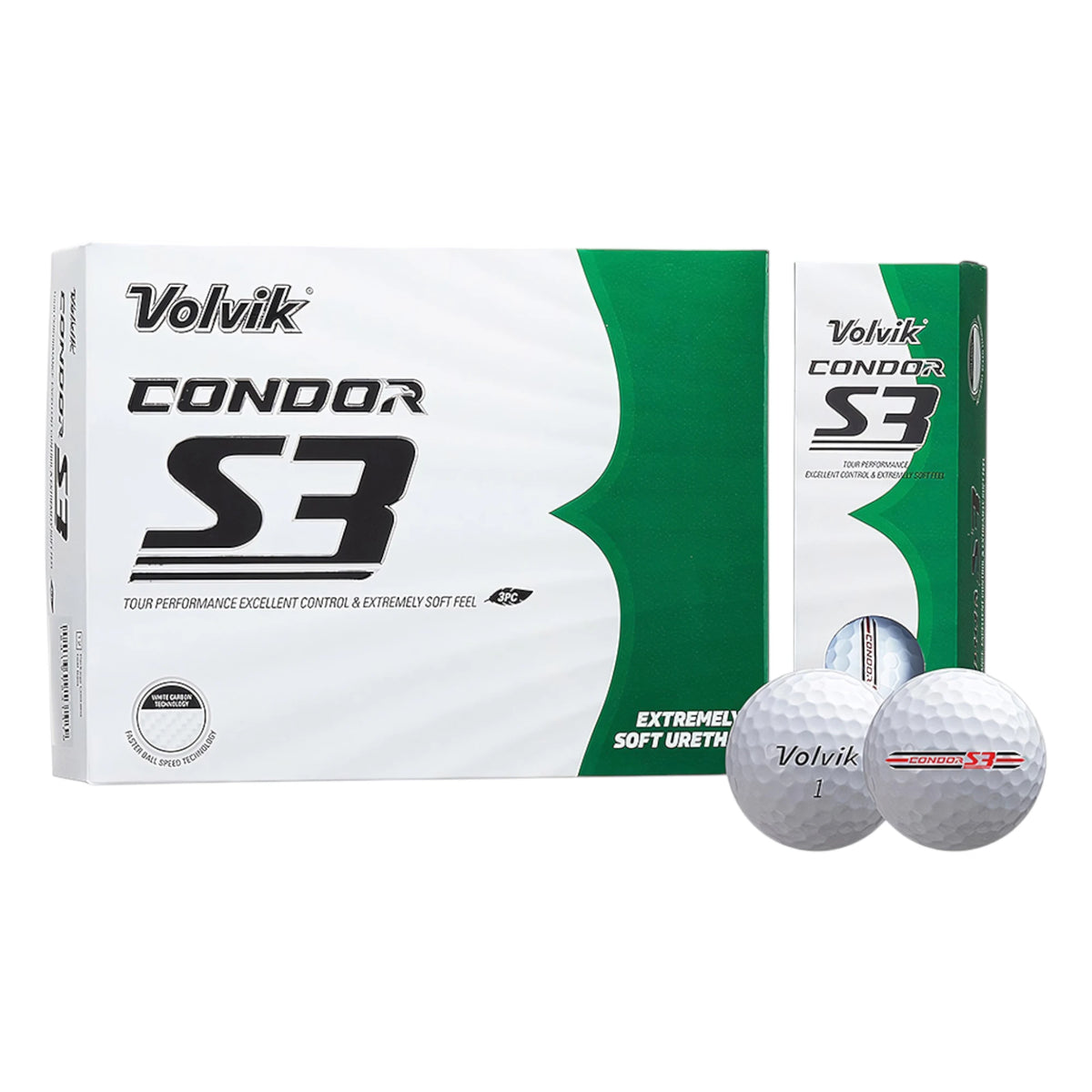 Volvik Condor S3 Tour Soft Golf Balls VV0002470