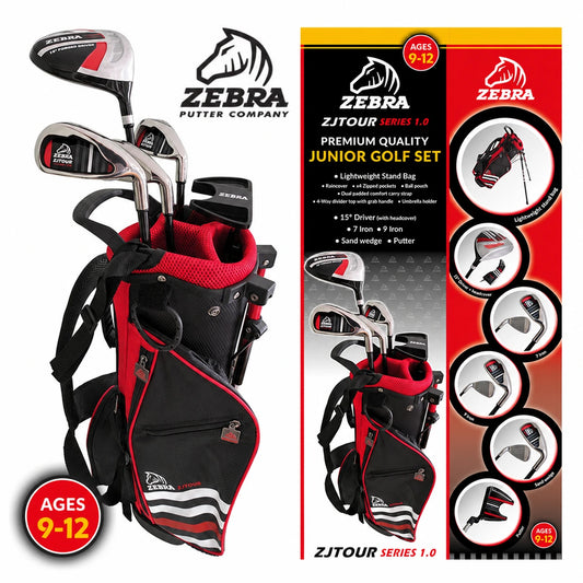Junior Zebra Golf Package Set 9-12 Years ZJSET912