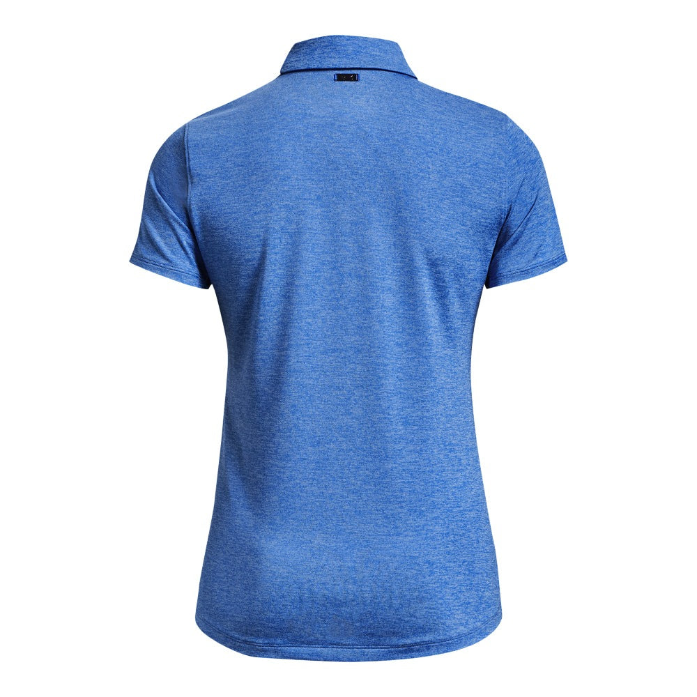 Under Armour Ladies Zinger Golf Shirt 1363949 | Versa Blue/Oxford Blue ...