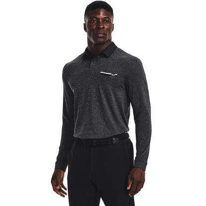 Under Armour Playoff 2.0 Pocket LS Golf Polo Shirt 1373687