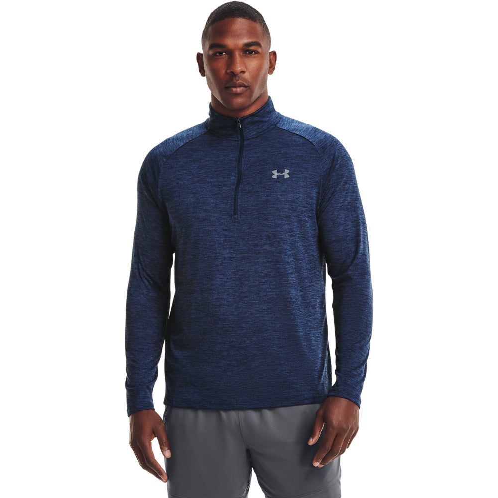 Under Armour Tech 2.0 Golf Pullover 1328495 Academy/Steel 409 