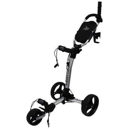 Axglo TriLite Wheel Golf Trolley Silver/Black