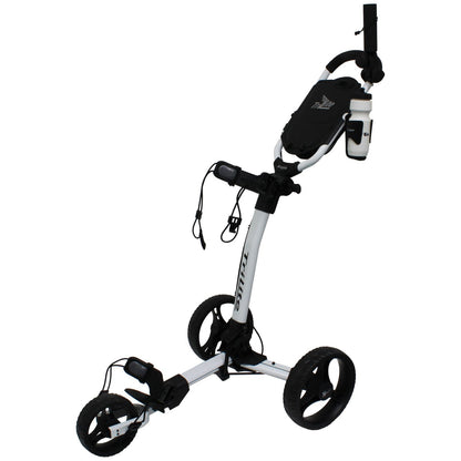 Axglo TriLite Wheel Golf Trolley White/Black