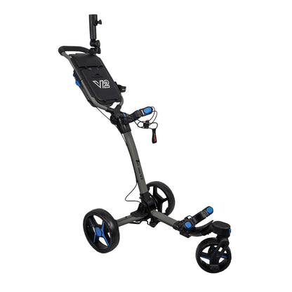 Axglo Tri-360 V2 Golf Trolley | Black/Blue