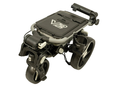 Axglo Tri-360 V2 Golf Trolley | Black/Grey
