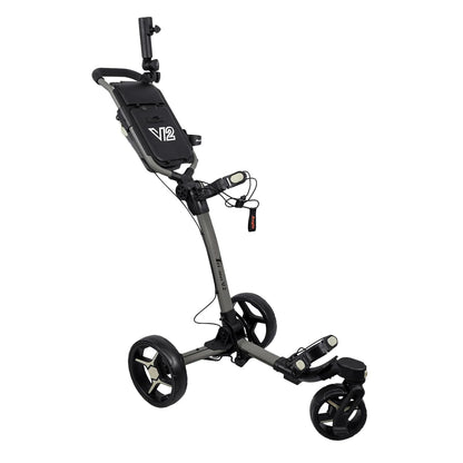 Axglo Tri-360 V2 Golf Trolley | Black/Grey