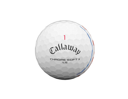 Callaway 2023 Chrome Soft X LS Triple Track Golf Balls | White