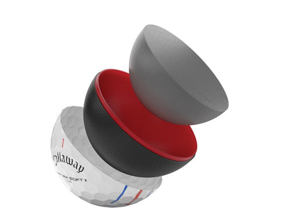 Callaway 2023 Chrome Soft X LS Triple Track Golf Balls | White