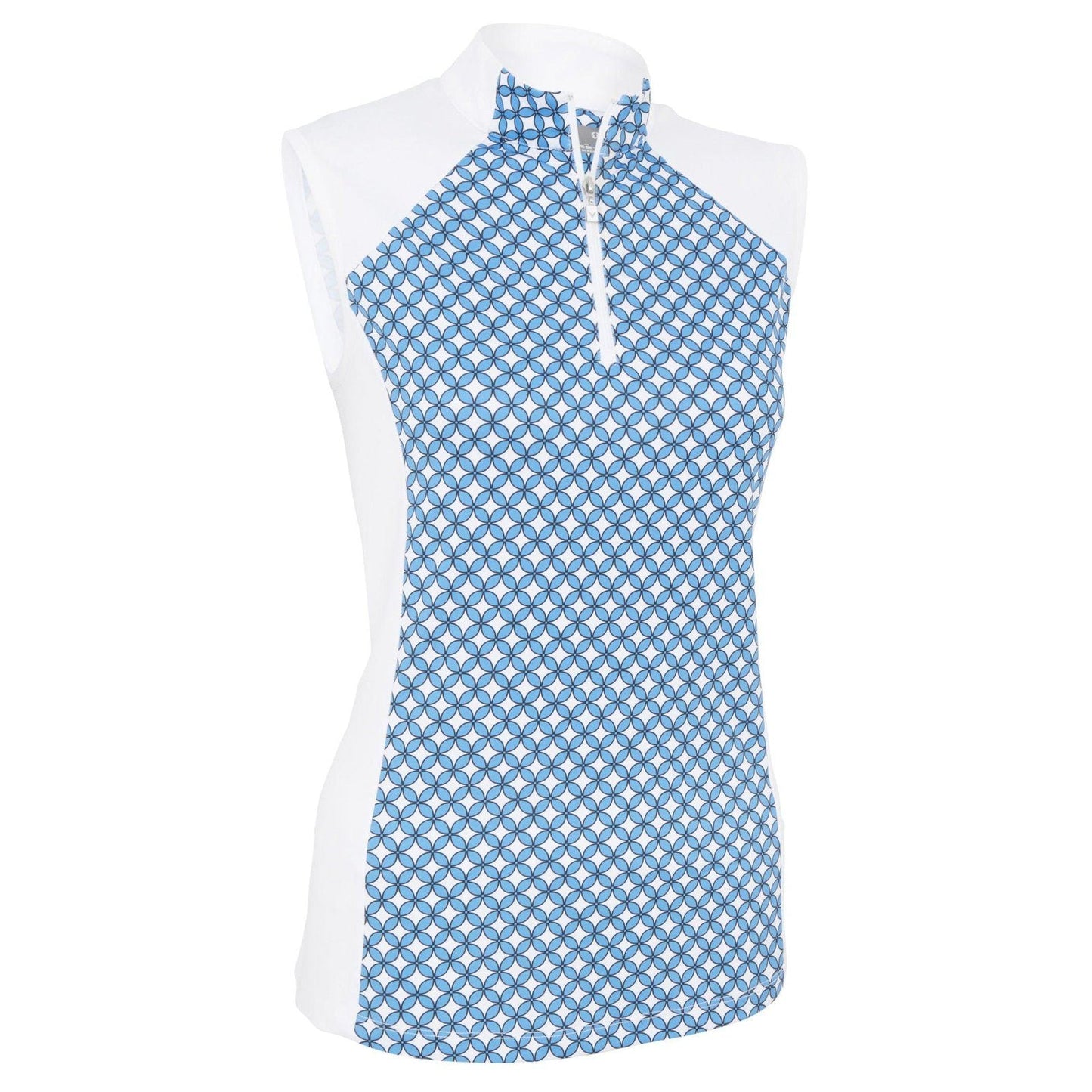 Callaway Ladies Printed Floral S/L Golf Polo Shirt CGKSC