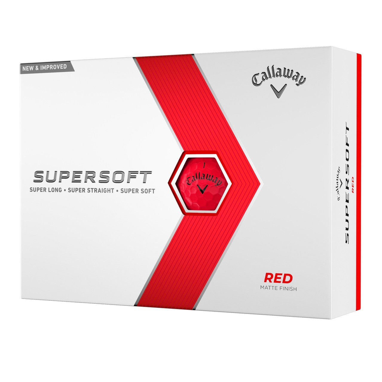 Callaway Supersoft Golf Balls | Red