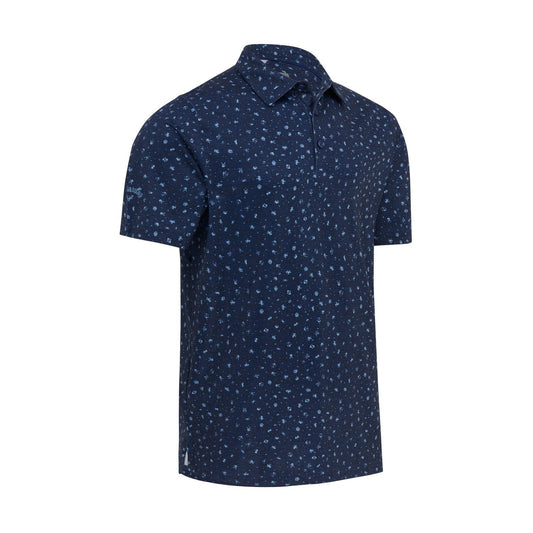 Callaway Zodiac Novel Print Golf Polo Shirt CGKFC054
