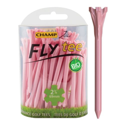 Champ Zarma Fly Tees 2.75" 30 Pack | Pink