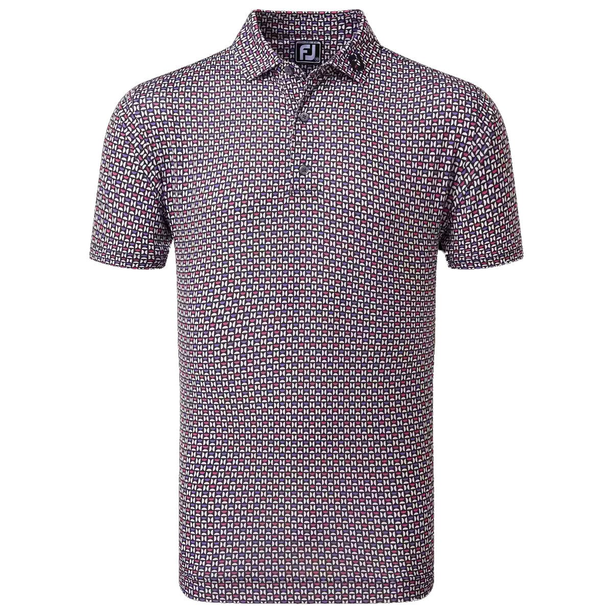 FootJoy Half Moon Geo Print Golf Polo Shirt 80012
