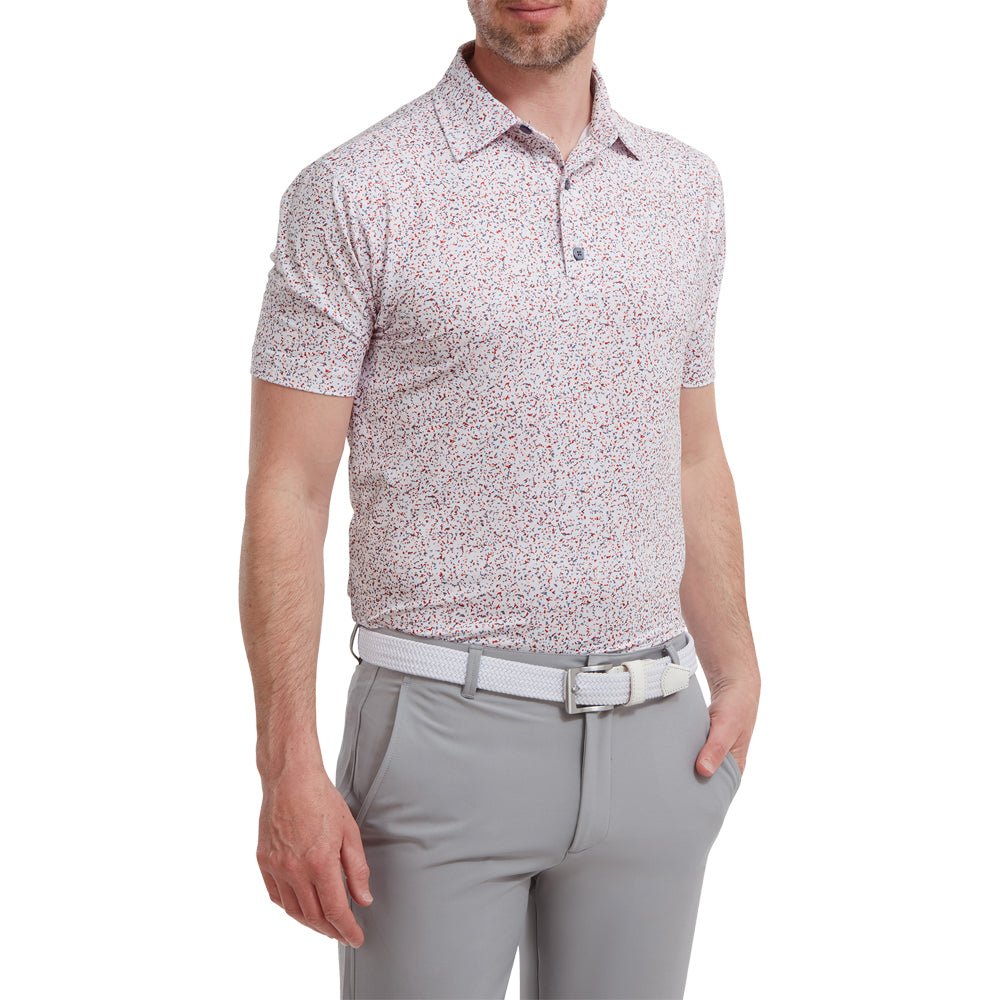 Footjoy Granite Print Lisle Golf Shirt 88416
