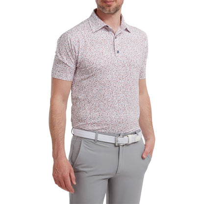 Footjoy Granite Print Lisle Golf Shirt 88416