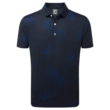 Footjoy Jungle Leaf Print Golf Polo Shirt 88786