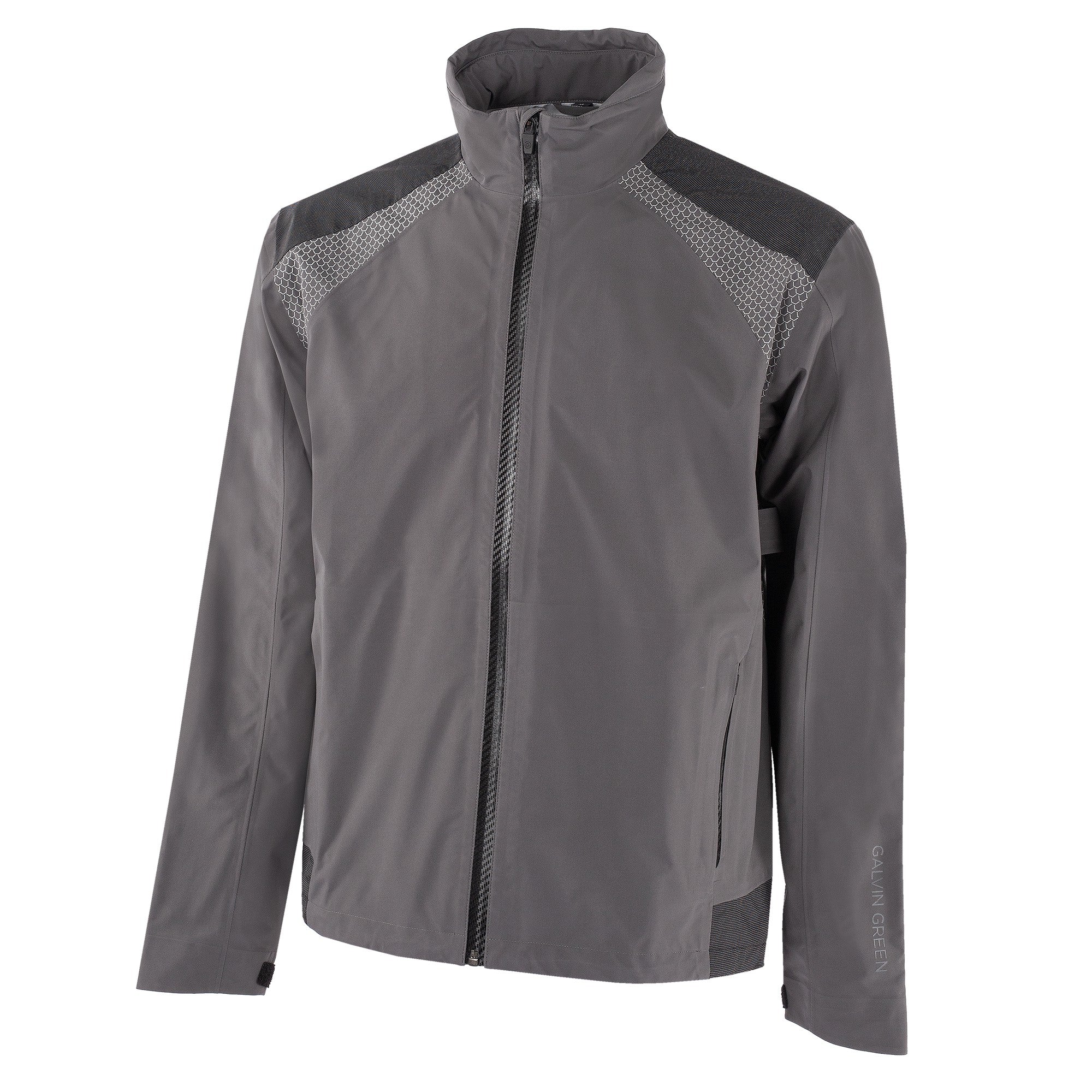 Veste De Pluie Galvin Green Action C - Goretex Tricotée - Homme - Taille XL - Gris