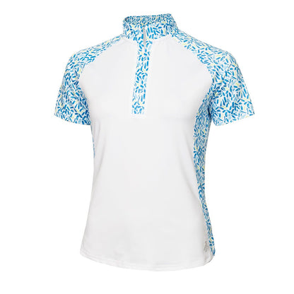 Green Lamb Ladies Katie Printed Golf Polo Shirt SG