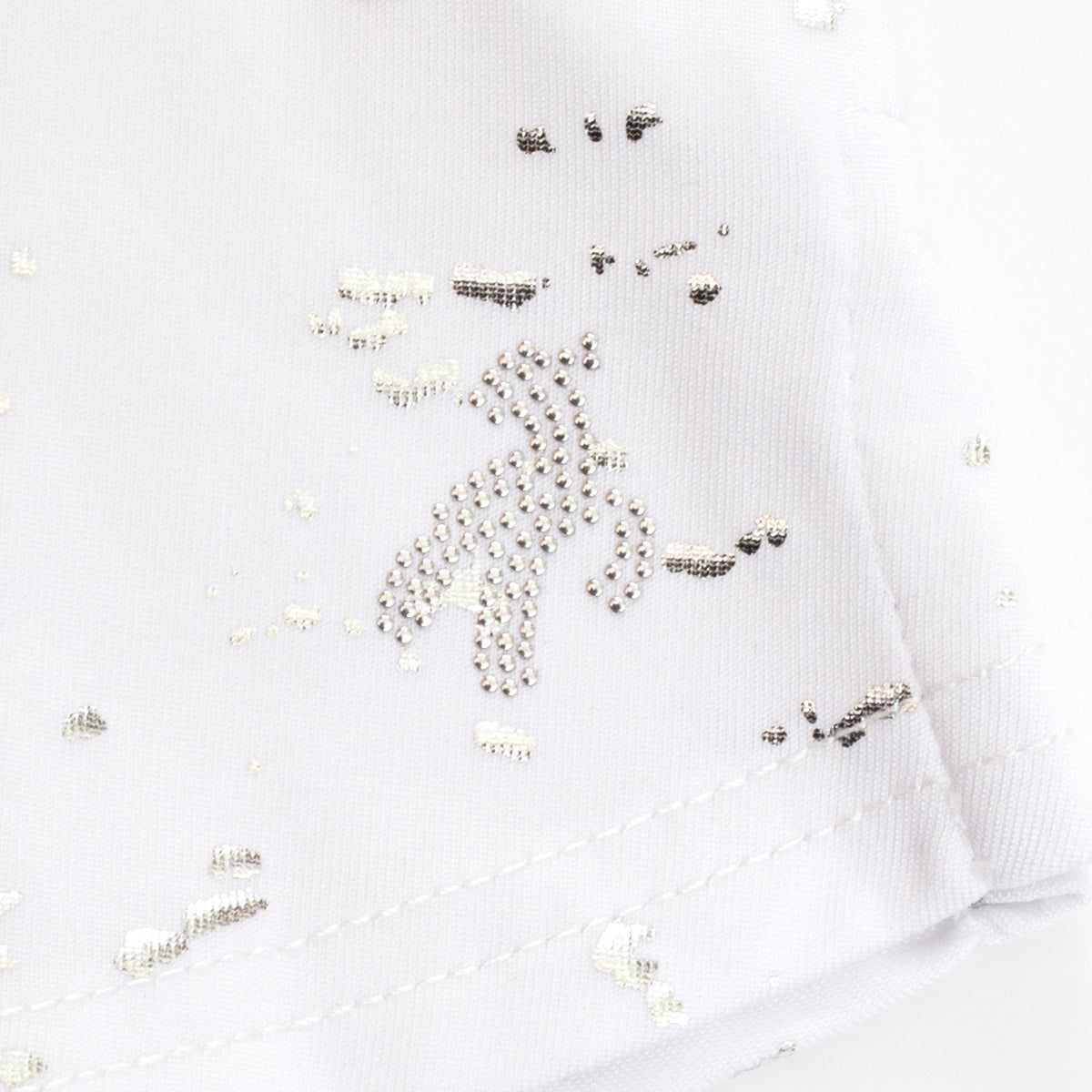 Green Lamb Ladies Katlynne Silver Foil Golf Polo Shirt SG22920