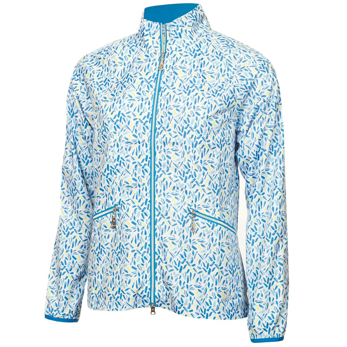 Green Lamb Ladies Keela Printed Golf Windbreaker SG