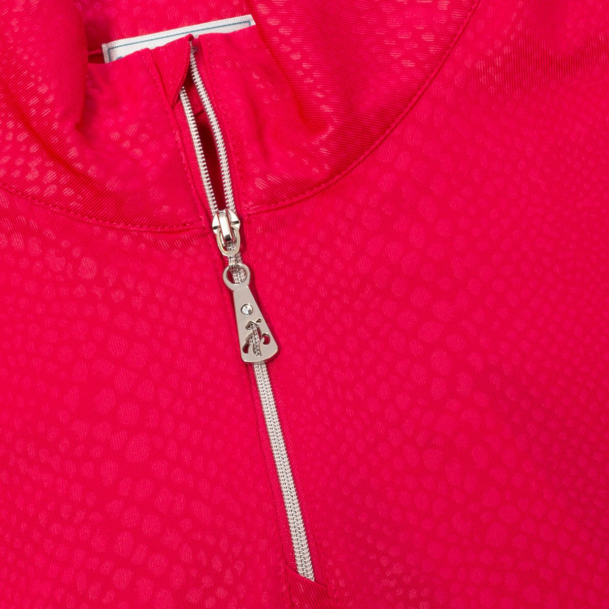 Green Lamb Ladies Kennedy Snakeskin 1/4 Zip Golf Top AG22942