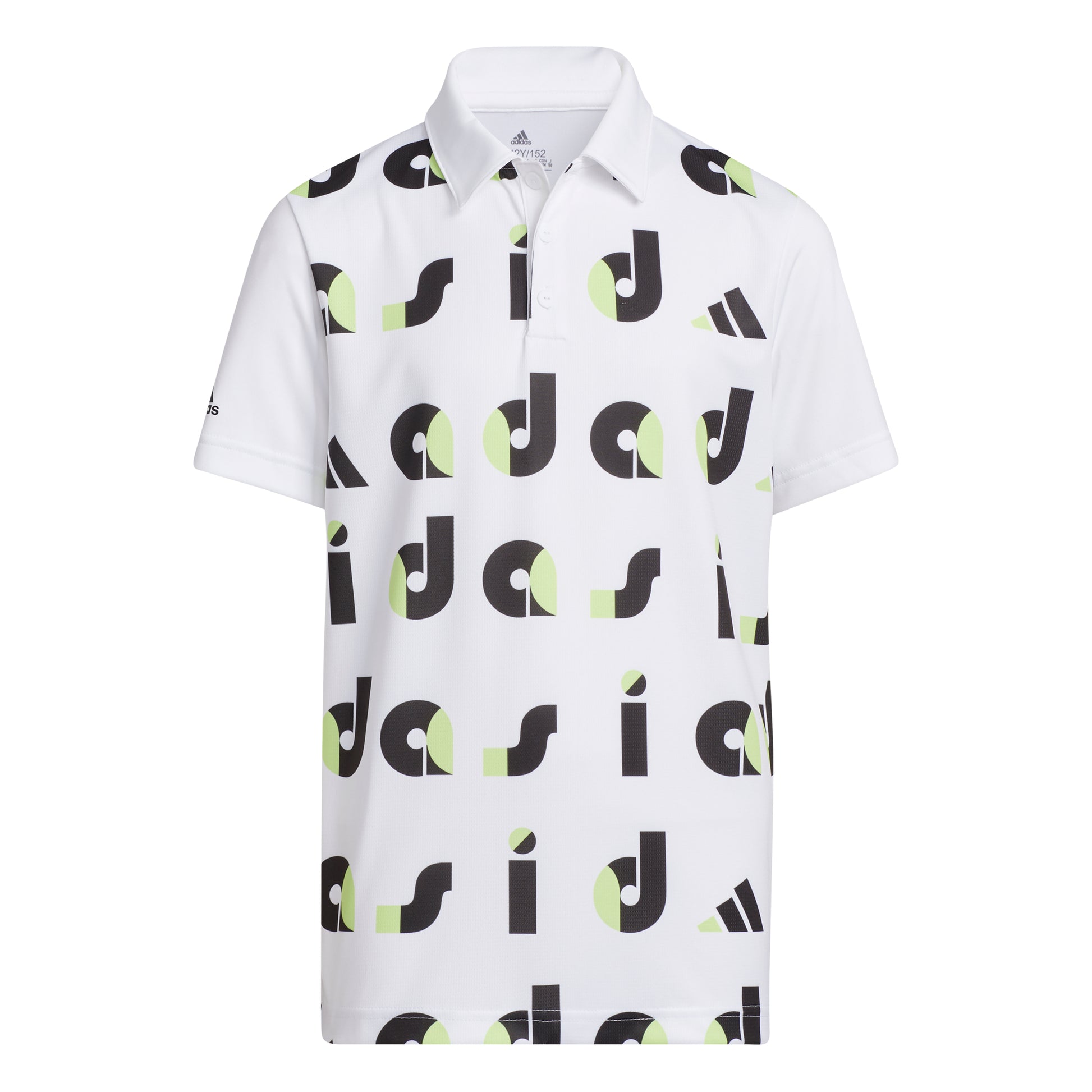 Junior adidas Graphic Print Golf Polo Shirt HC0251