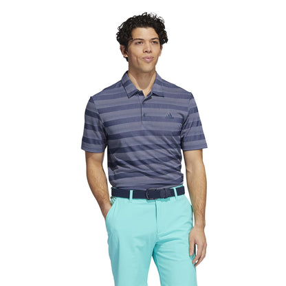 adidas 2-Colour Stripe Golf Polo Shirt HI5181