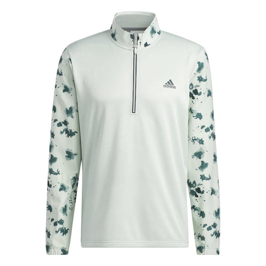 adidas Splatter Print 1/4-Zip Golf Mid Layer HN7174