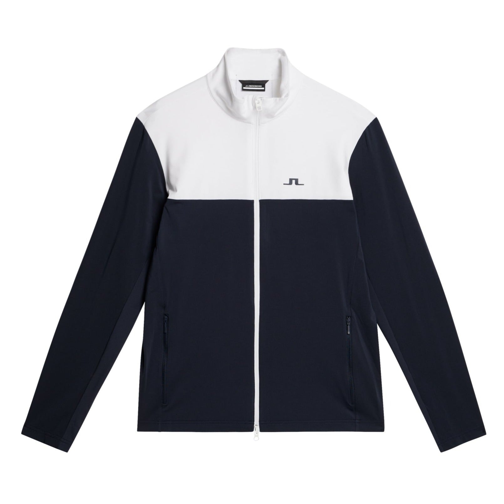 J. Lindeberg Banks Golf Mid Layer AMJS09082 | Navy/White – Clarkes