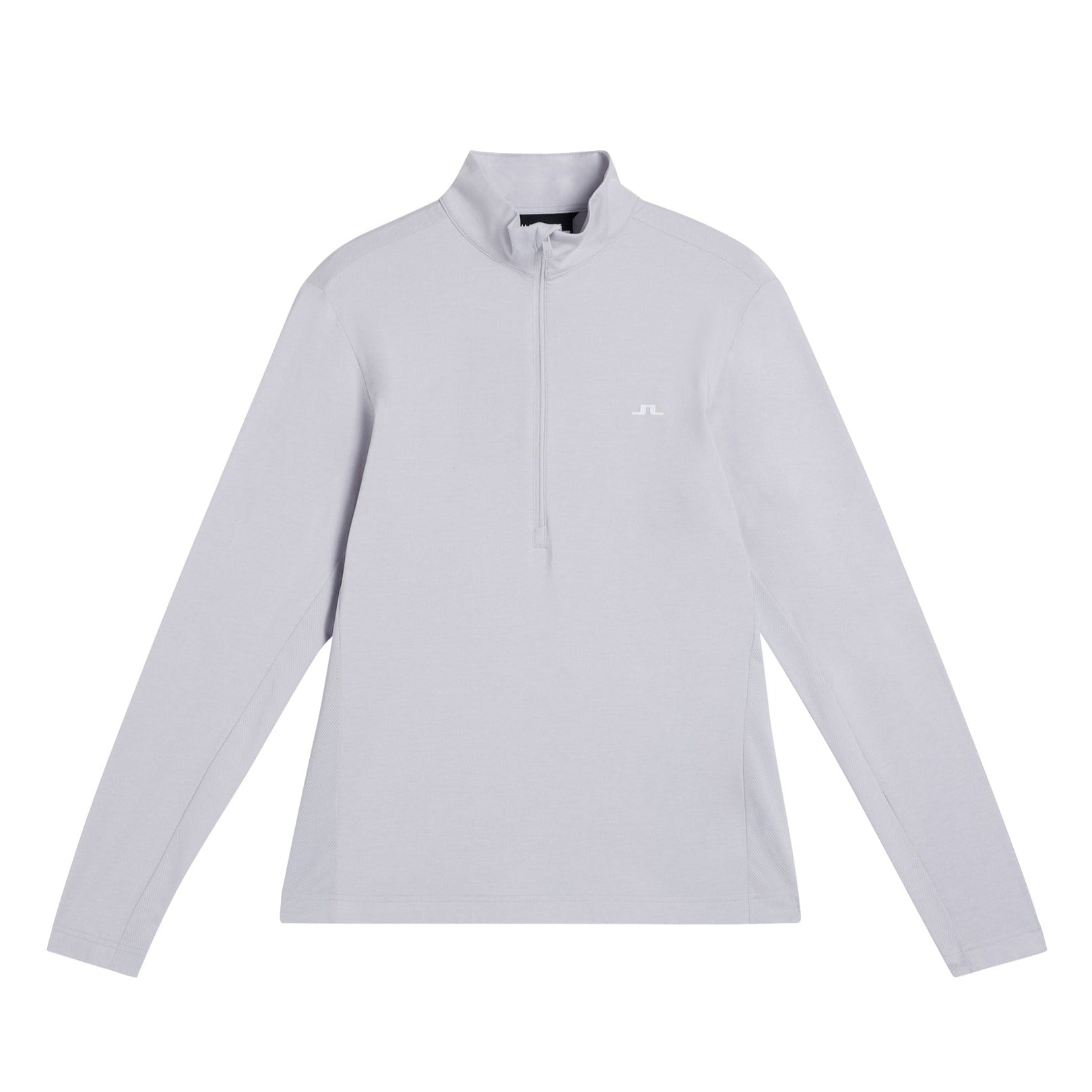 J.Lindeberg Luke Half Zip Mid Layer AMJS07969 | Light Grey Melange