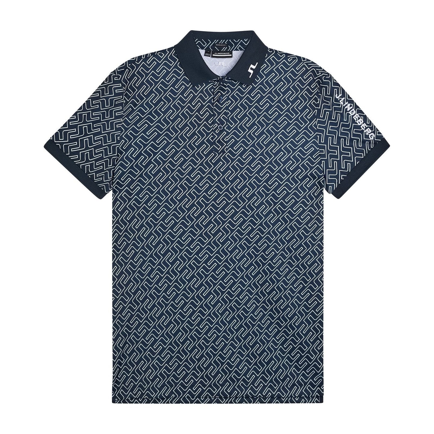 J.Lindeberg Tour Tech Print Golf Shirt GMJT07067