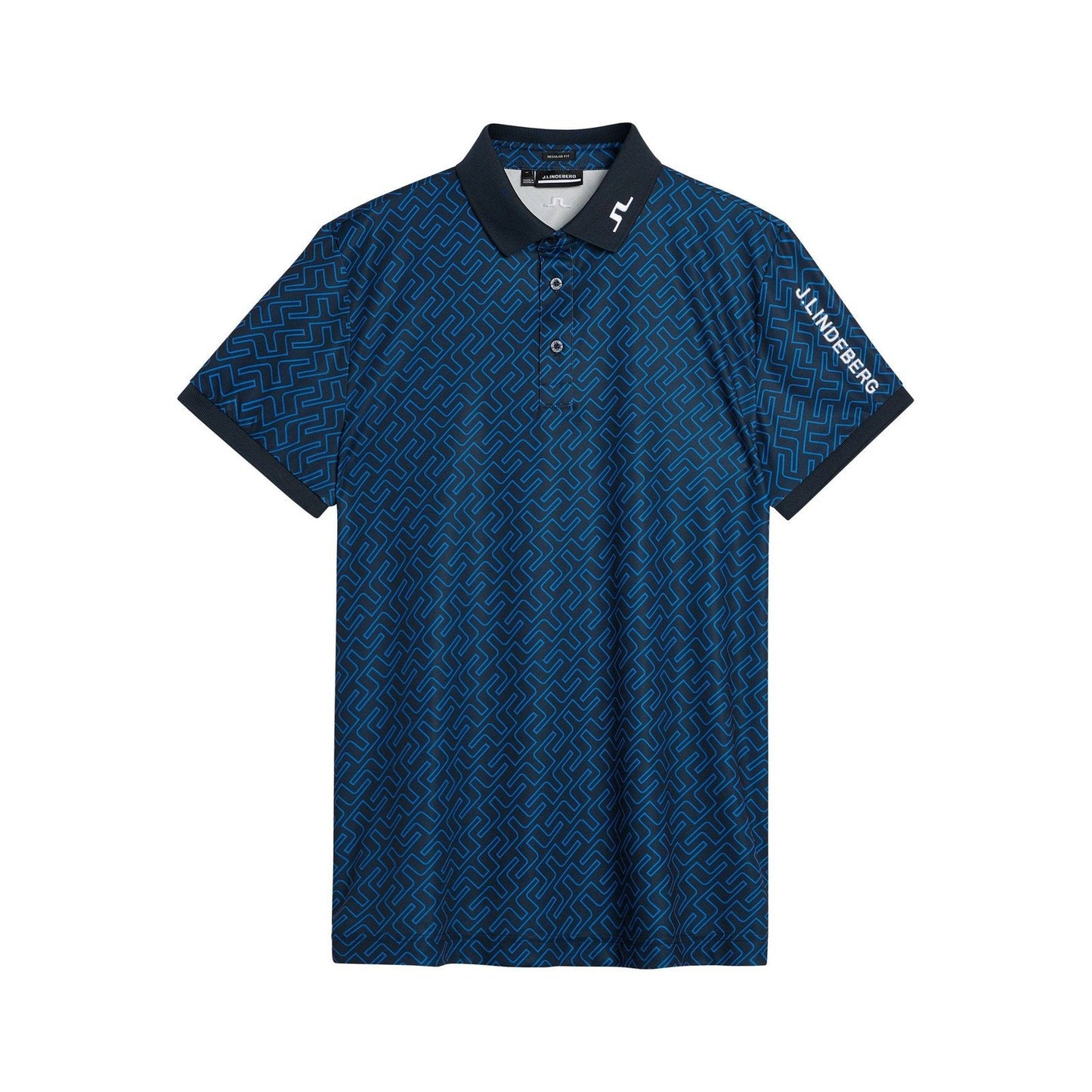 J.Lindeberg Tour Tech Print Golf Shirt GMJT07067